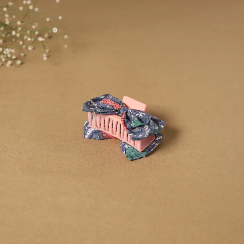 Blue - Handmade Women's Bow Hair Claw Clip 03 sold by Itokri