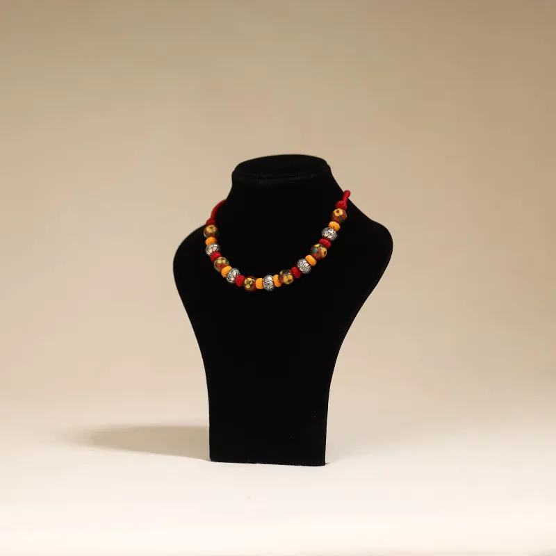 Multicolor - Patwa Thread Beads Necklace by Kailash Patwa 09 sold by Itokri