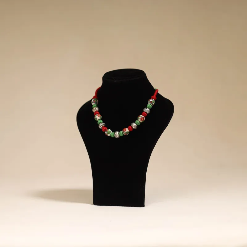 Multicolor - Patwa Thread Beads Necklace by Kailash Patwa 08 sold by Itokri