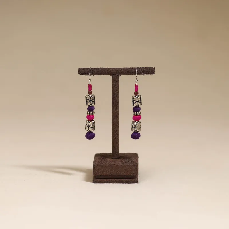 Multicolor - Patwa Thread Beads Earrings by Kailash Patwa 55 sold by Itokri