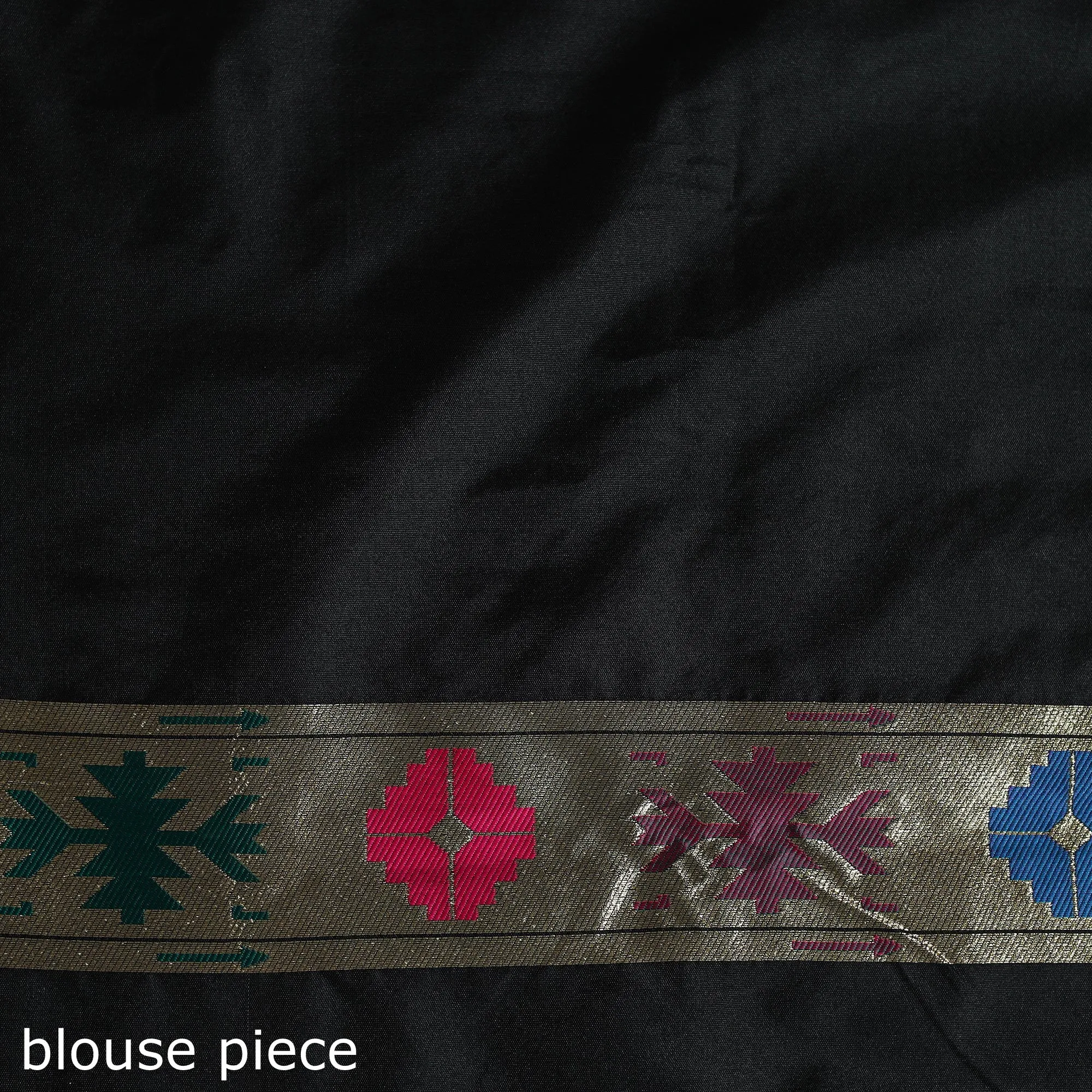 Black - Bangalore Silk Paithani Saree 10 sold by Itokri product image thumbnail 5