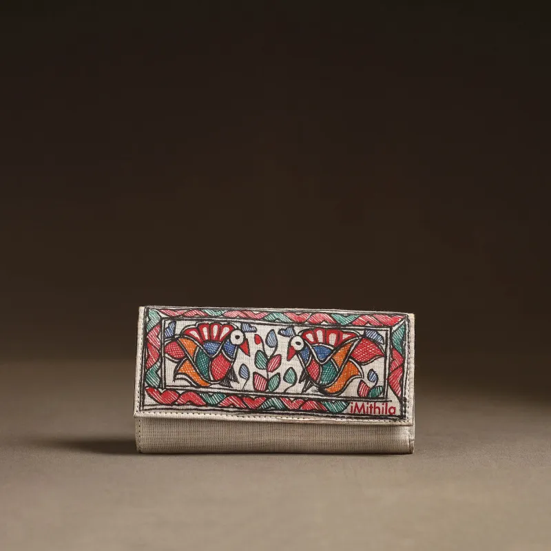Multicolor - Madhubani Handpainted Clutch 21 made by Itokri