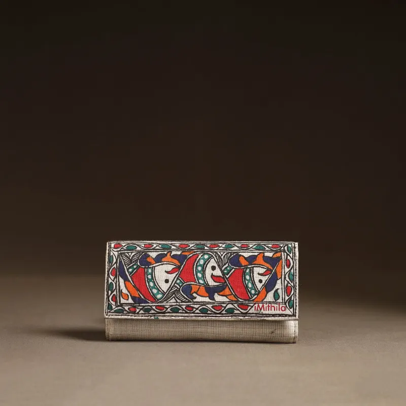 Multicolor - Madhubani Handpainted Clutch 19 sold by Itokri