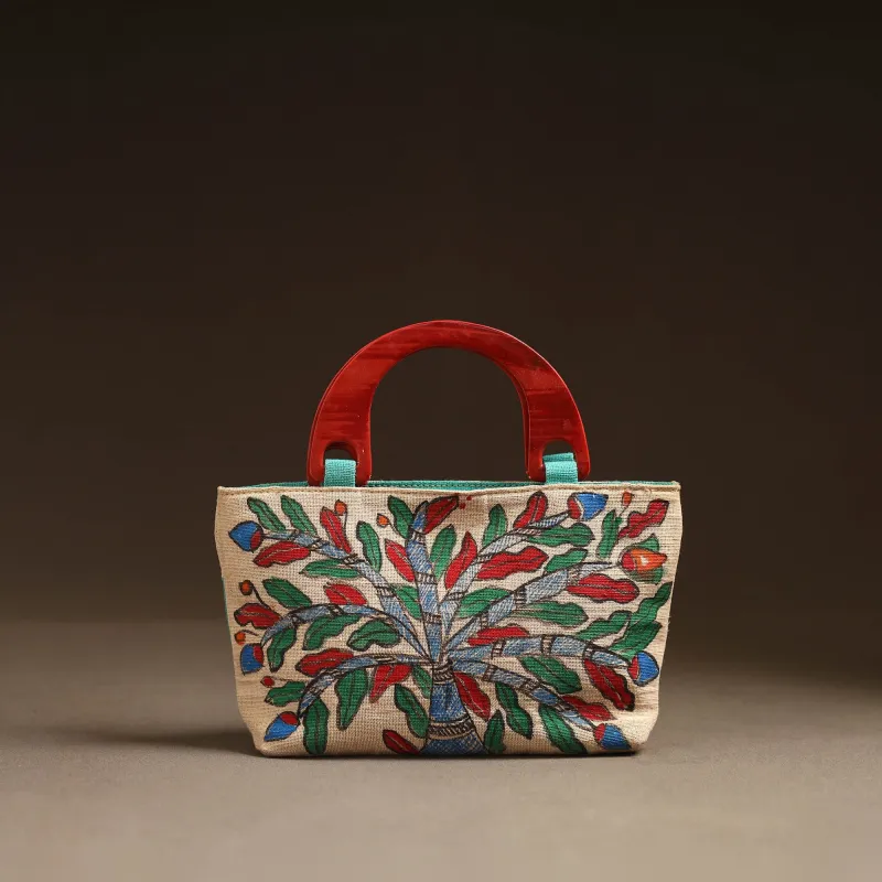 Multicolor - Madhubani Handpainted Handbag 14 sold by Itokri