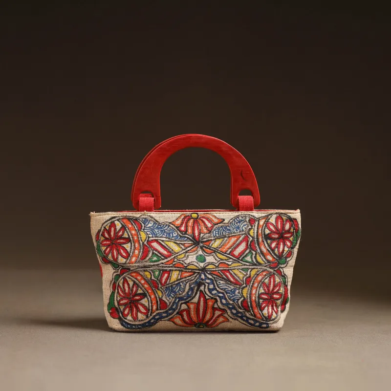Multicolor - Madhubani Handpainted Handbag 07 sold by Itokri