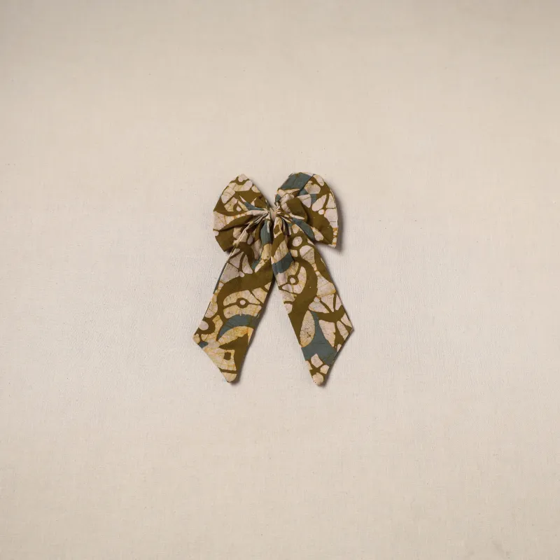 Green - Handmade Women's Bow Hair Clip 42 sold by Itokri