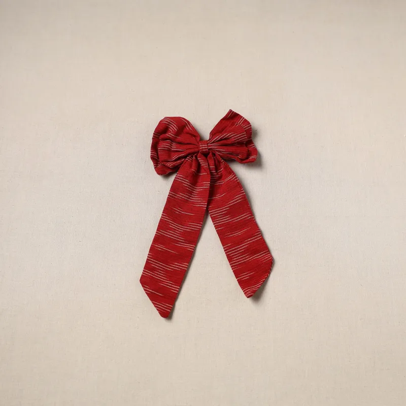 Red - Handmade Women's Bow Hair Clip 32 made by Itokri