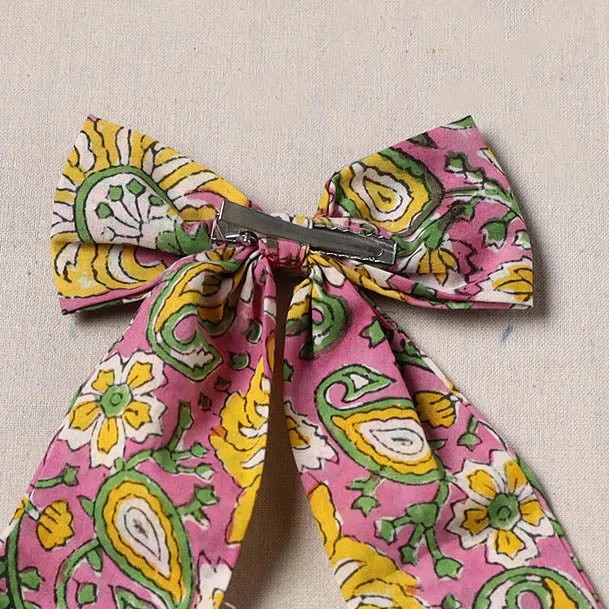 Pink - Handmade Women's Bow Hair Clip 08 sold by Itokri product image thumbnail 3