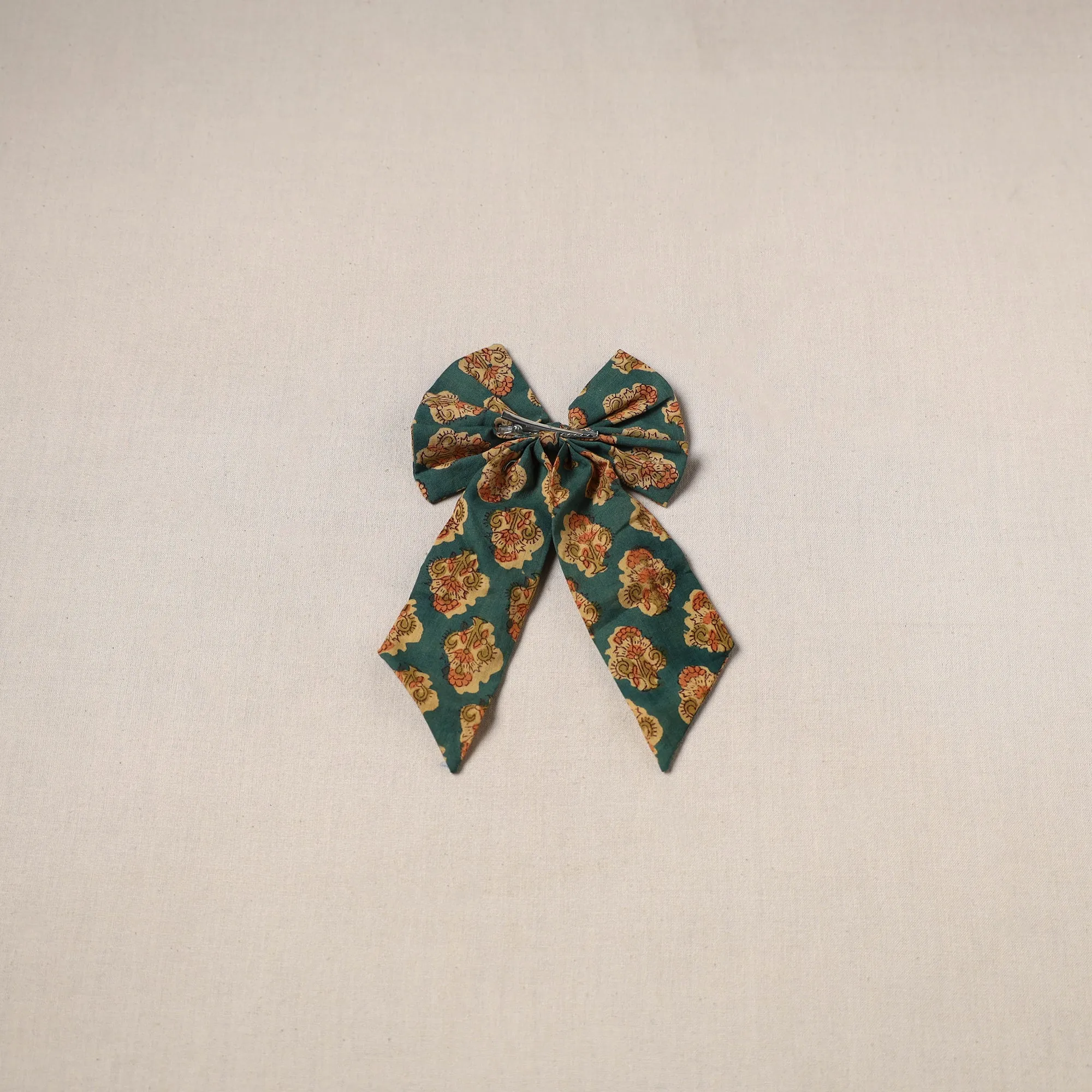 Green - Handmade Women's Bow Hair Clip 03 sold by Itokri product image thumbnail 2