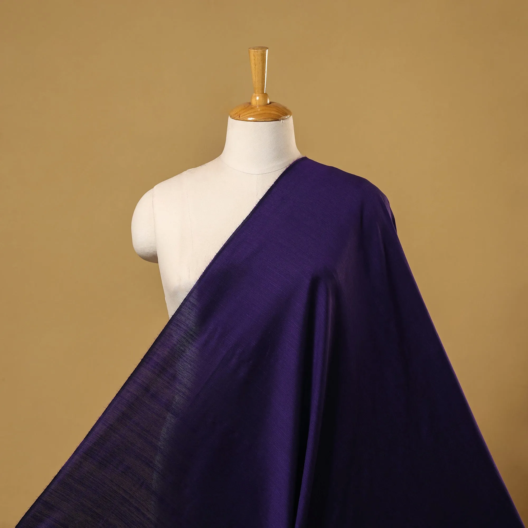 Purple - Slub Silk Plain Fabric 02 sold by Itokri