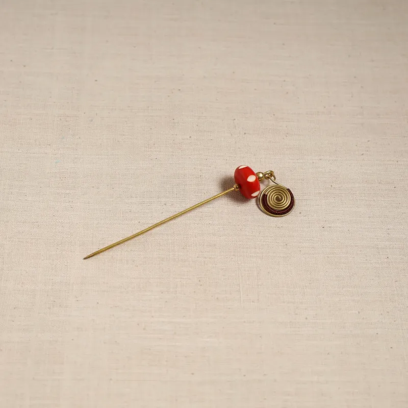 Yellow - Brass Metal Handcrafted Juda Pin 22 sold by Itokri