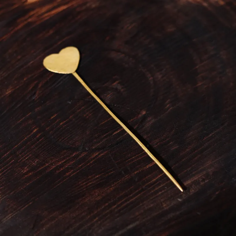 Yellow - Brass Metal Handcrafted Juda Pin 31 made by Itokri