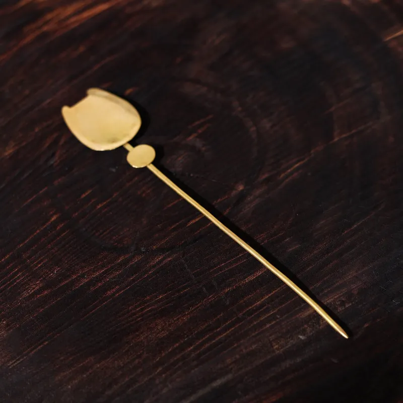 Yellow - Brass Metal Handcrafted Juda Pin 36 made by Itokri