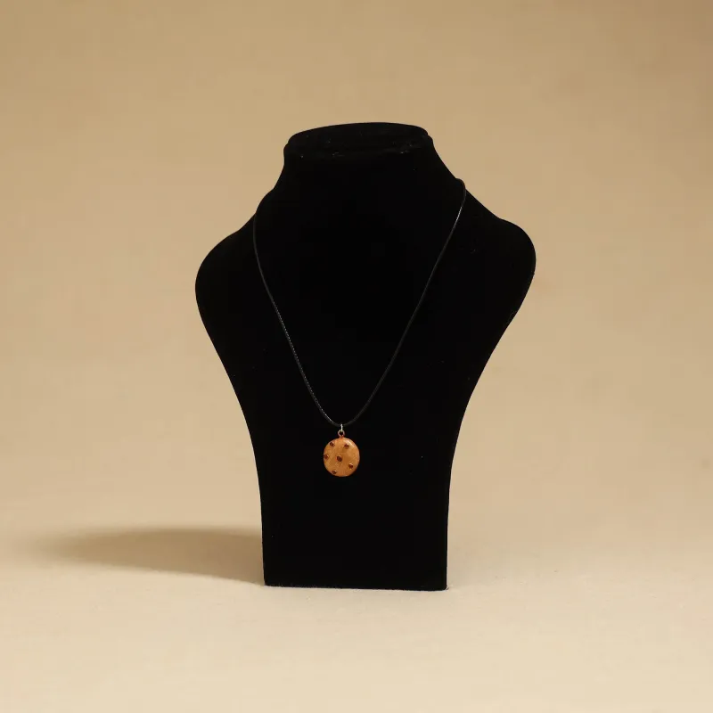 Yellow - Quirklets Handpainted Clay Cookie Pendant Necklace 22 sold by Itokri