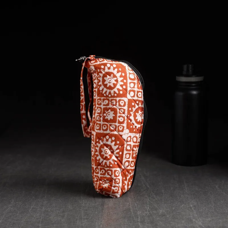 Orange - Handmade 1L Water Bottle Cover 30 sold by Itokri