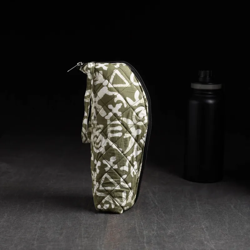 Green - Handmade 1L Water Bottle Cover 22 sold by Itokri