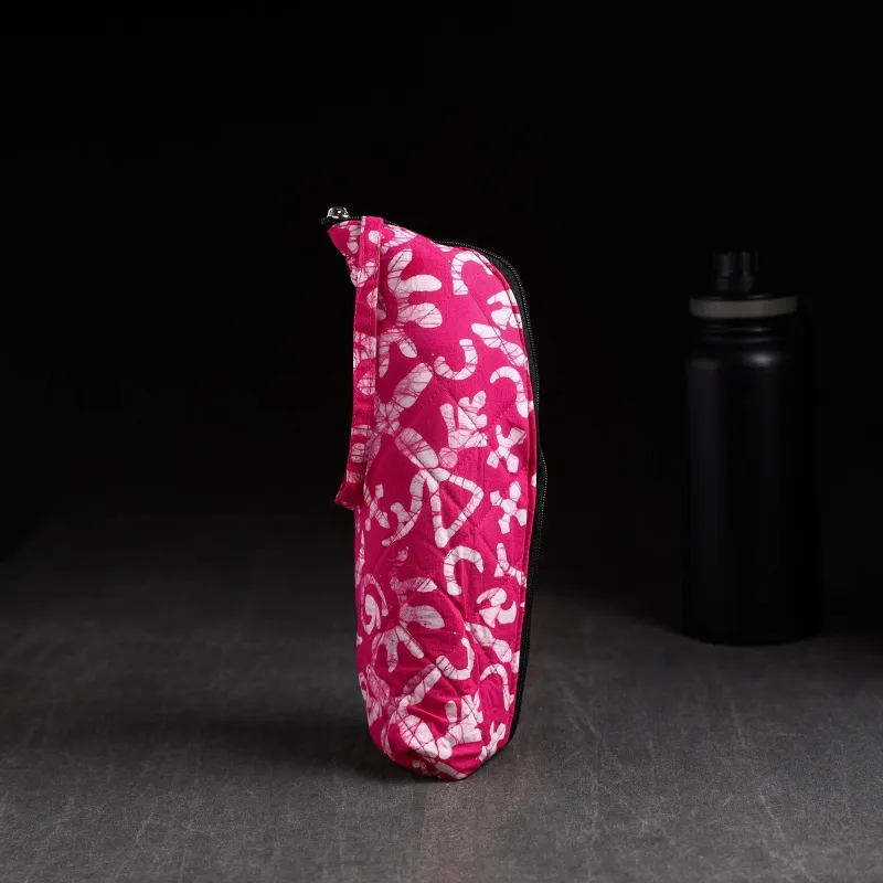 Pink - Handmade 1L Water Bottle Cover 17 sold by Itokri