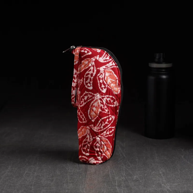 Red - Handmade 1L Water Bottle Cover 10 made by Itokri