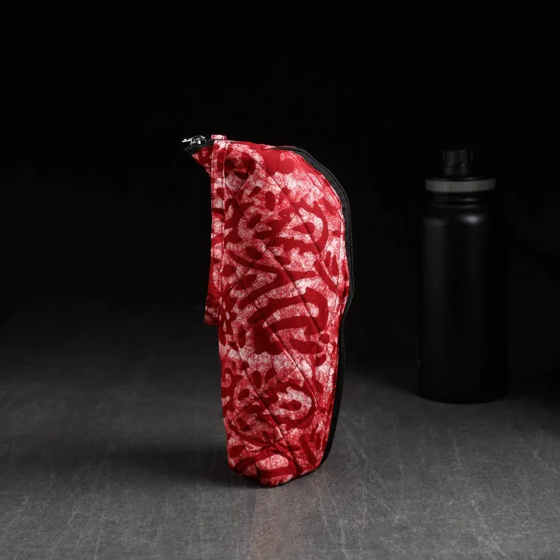 Red - Handmade 1L Water Bottle Cover 09 made by Itokri