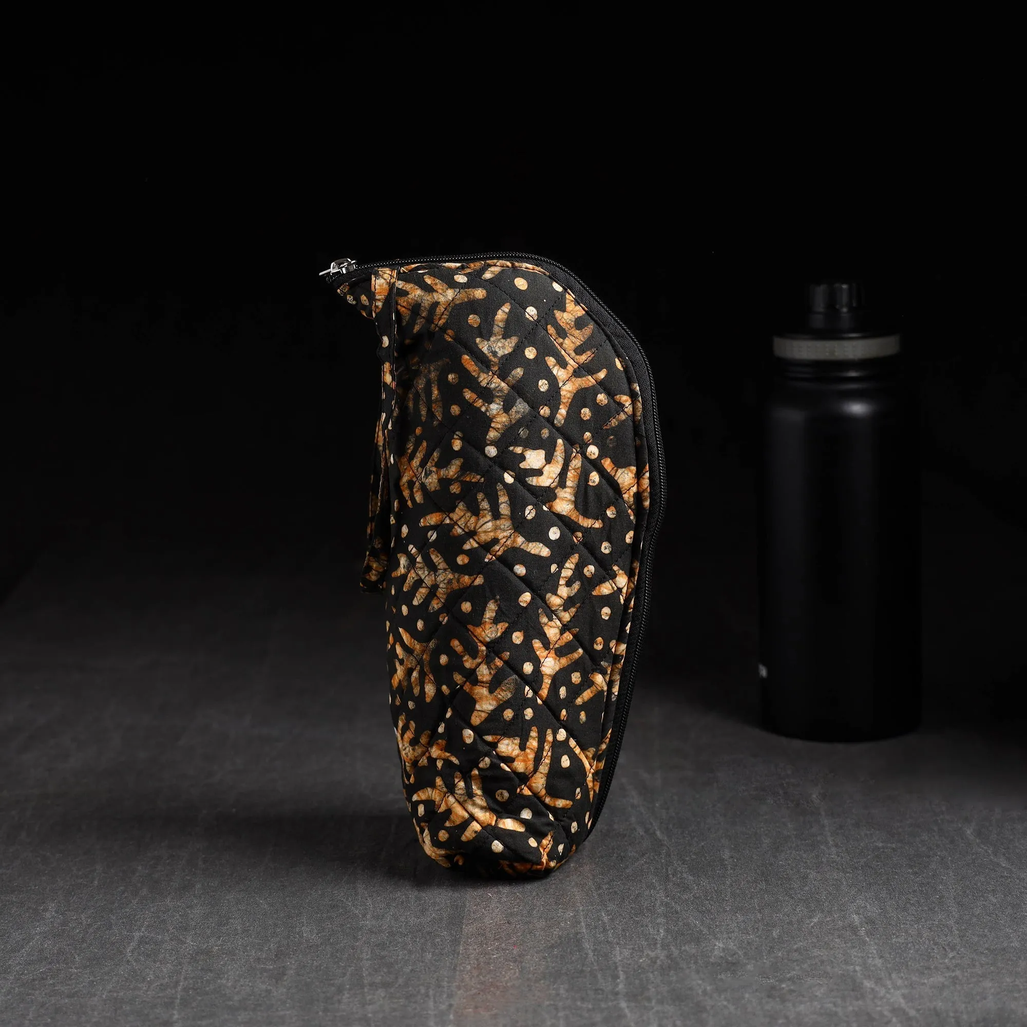 Black - Handmade 1L Water Bottle Cover 04 sold by Itokri