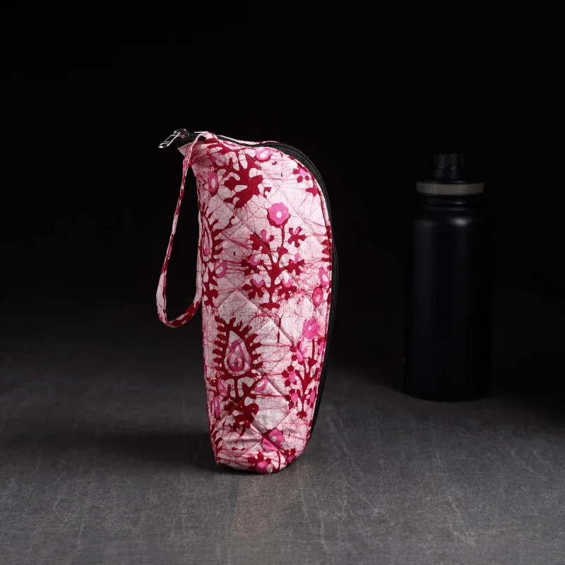 Pink - Handmade 1L Water Bottle Cover 01 sold by Itokri