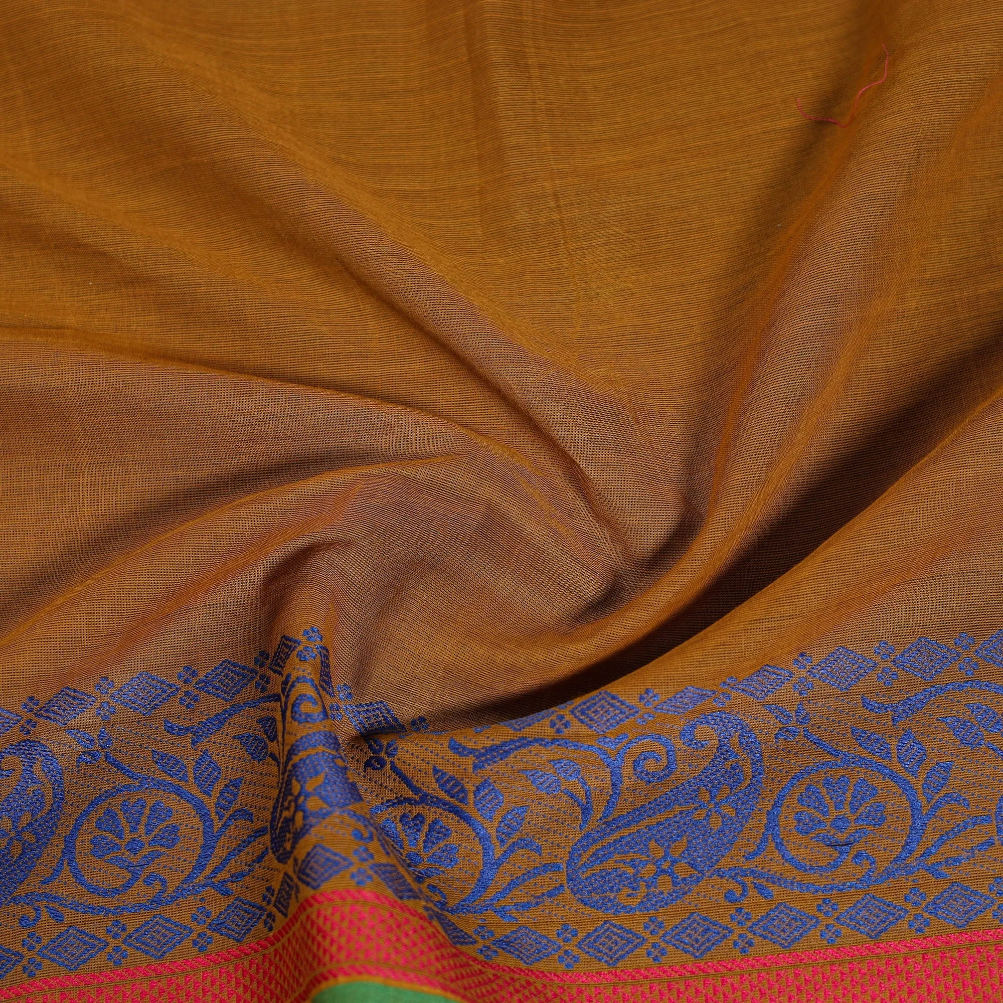 Brown - Kanchipuram Cotton Blouse Piece 65 sold by Itokri product image thumbnail 3