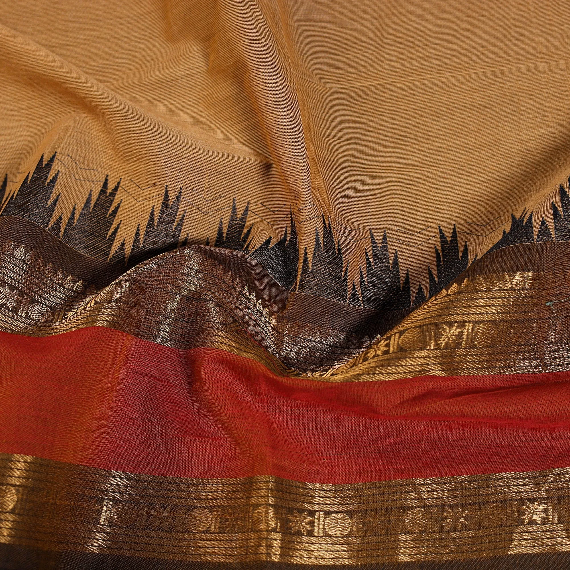 Beige - Kanchipuram Cotton Blouse Piece 51 sold by Itokri product image thumbnail 3