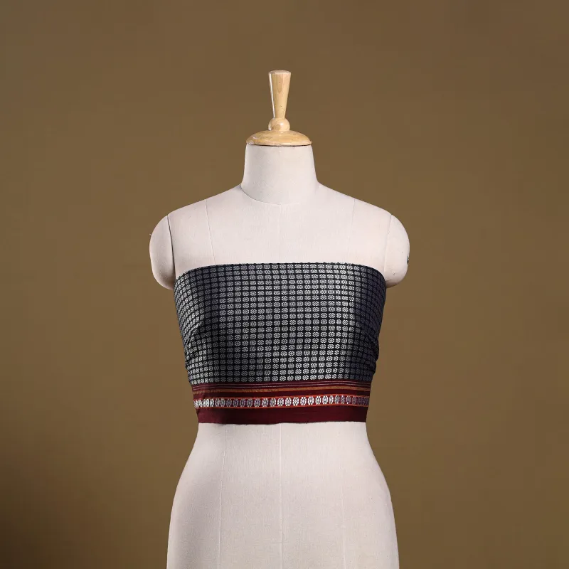 Grey - Khun Weave Cotton Blouse Piece 44 sold by Itokri