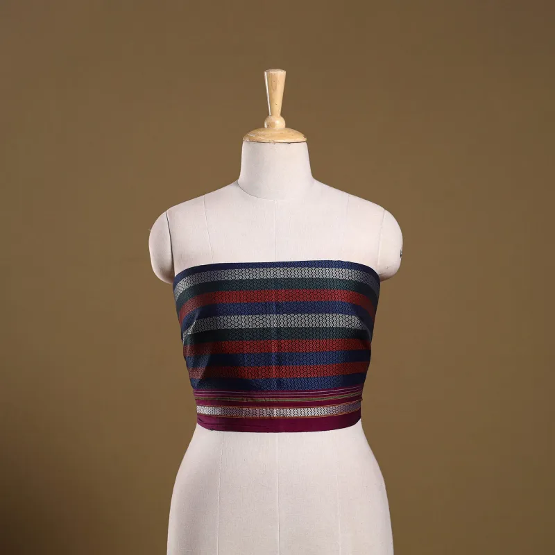Multicolor - Khun Weave Cotton Blouse Piece 34 made by Itokri