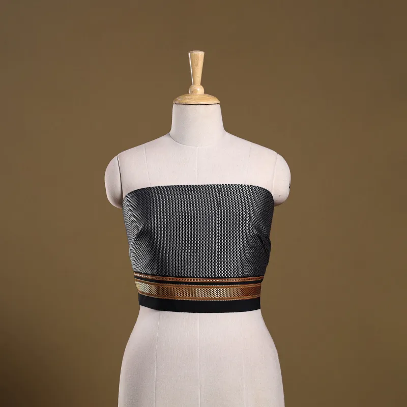 Grey - Khun Weave Cotton Blouse Piece 10 sold by Itokri