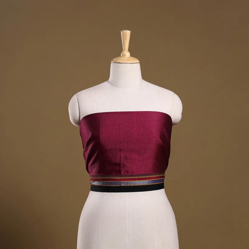 Pink - Khun Weave Cotton Blouse Piece 06 made by Itokri