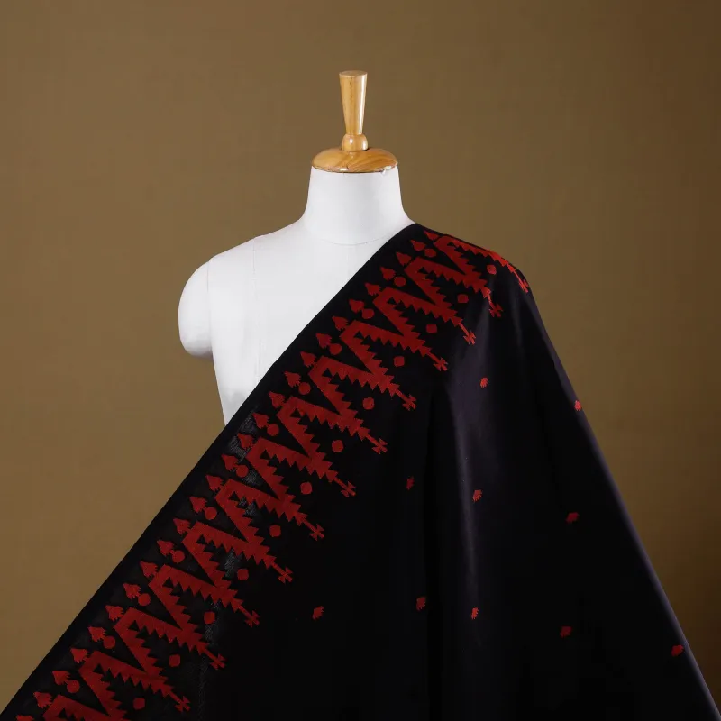 Blue - Prewashed Cotton Jacquard Fabric 13 sold by Itokri