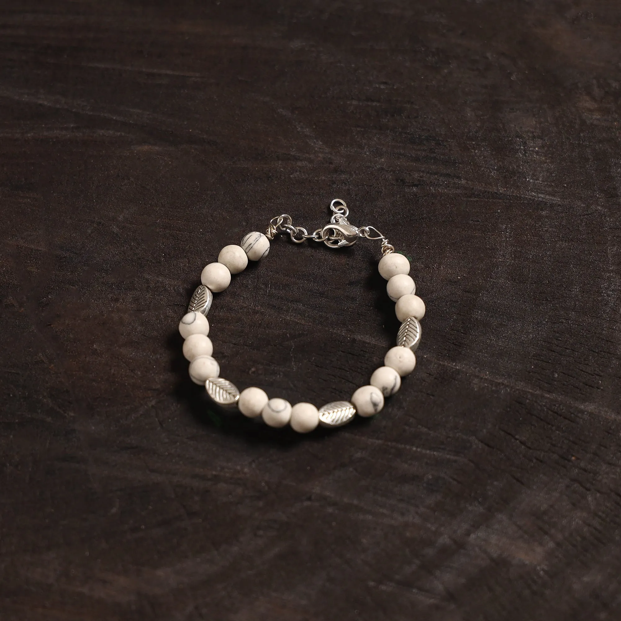 Beige - Handcrafted Stone Work Bracelet 26 sold by Itokri product image thumbnail 2