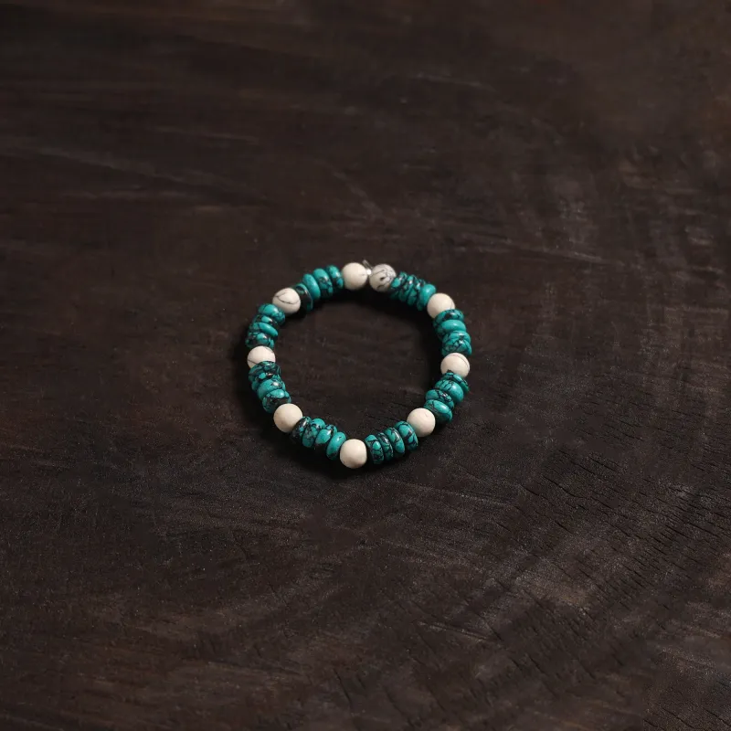 Blue - Handcrafted Bead Work Bracelet 19 sold by Itokri