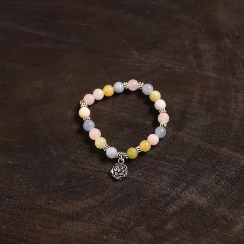 Multicolor - Handcrafted Glass Stone Bracelet 03 sold by Itokri