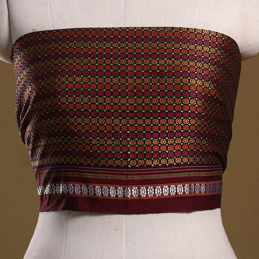 Multicolor - Khun Weave Cotton Blouse Piece 77 sold by Itokri product image thumbnail 2