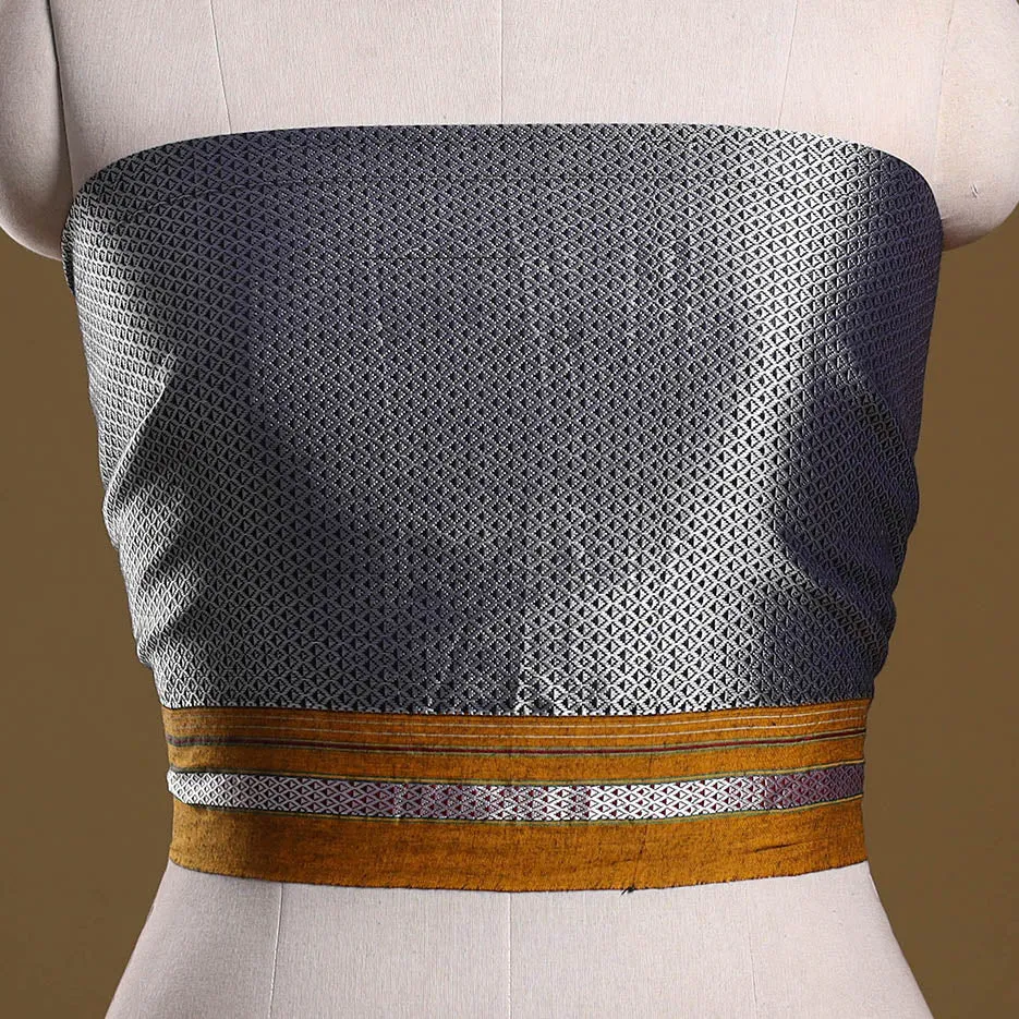 Grey - Khun Weave Cotton Blouse Piece 66 sold by Itokri product image thumbnail 2