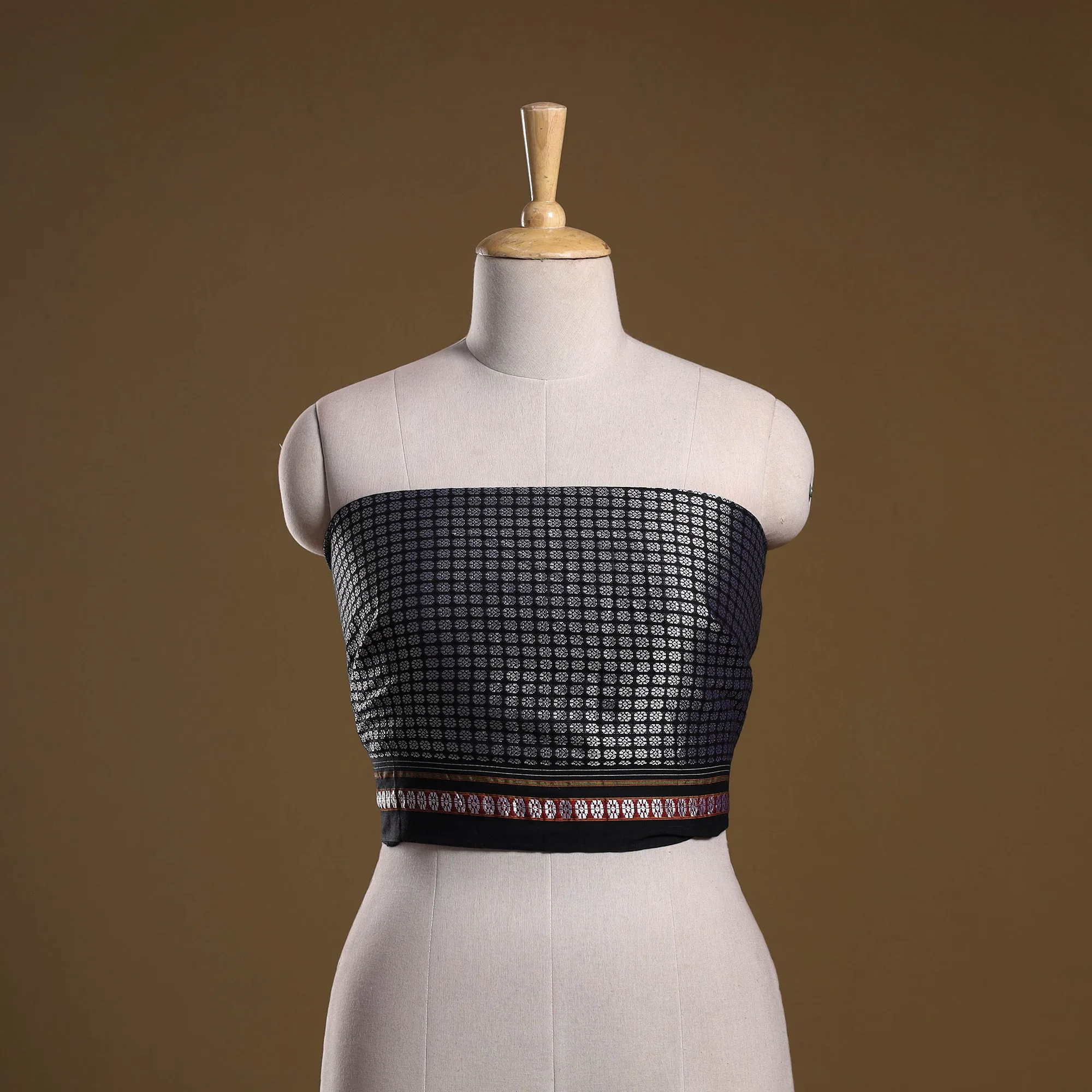 Grey - Khun Weave Cotton Blouse Piece 56 sold by Itokri