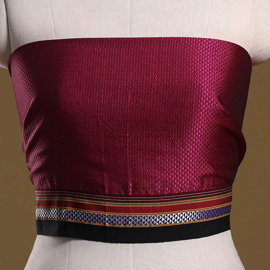 Pink - Khun Weave Cotton Blouse Piece 55 sold by Itokri product image thumbnail 2