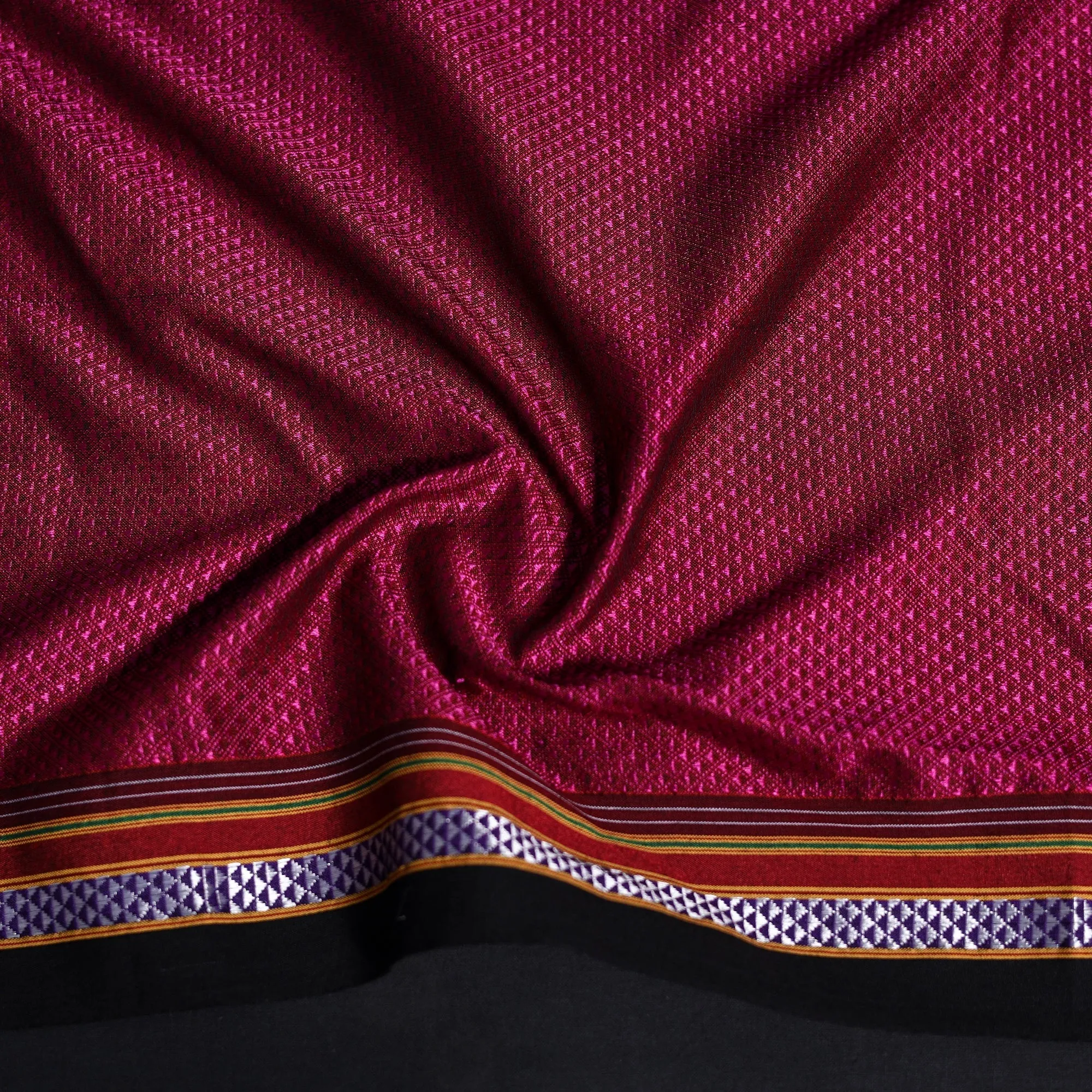 Pink - Khun Weave Cotton Blouse Piece 55 sold by Itokri product image thumbnail 3