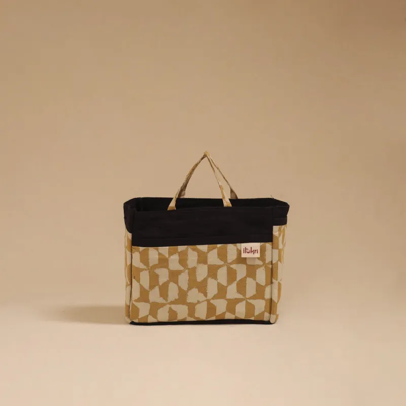 Brown - Handmade Multipurpose Cosmetic/Toiletry Bag 23 made by Itokri