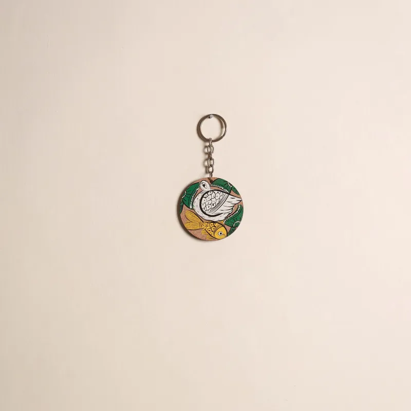 Multicolor - Patua Handpainted Wooden Keychain 73 sold by Itokri