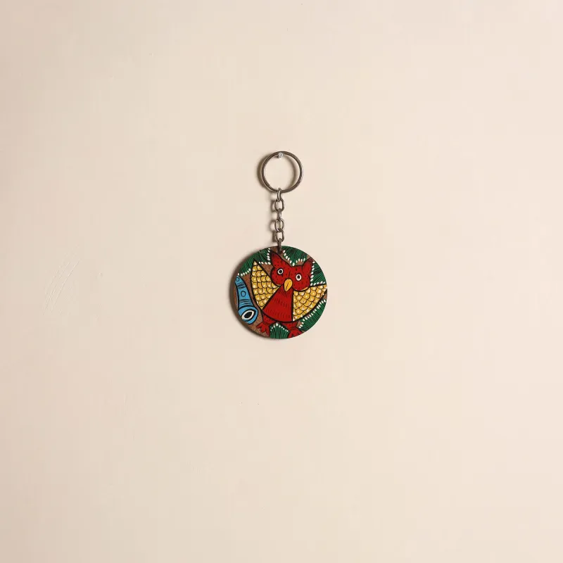 Multicolor - Patua Handpainted Wooden Keychain 61 sold by Itokri