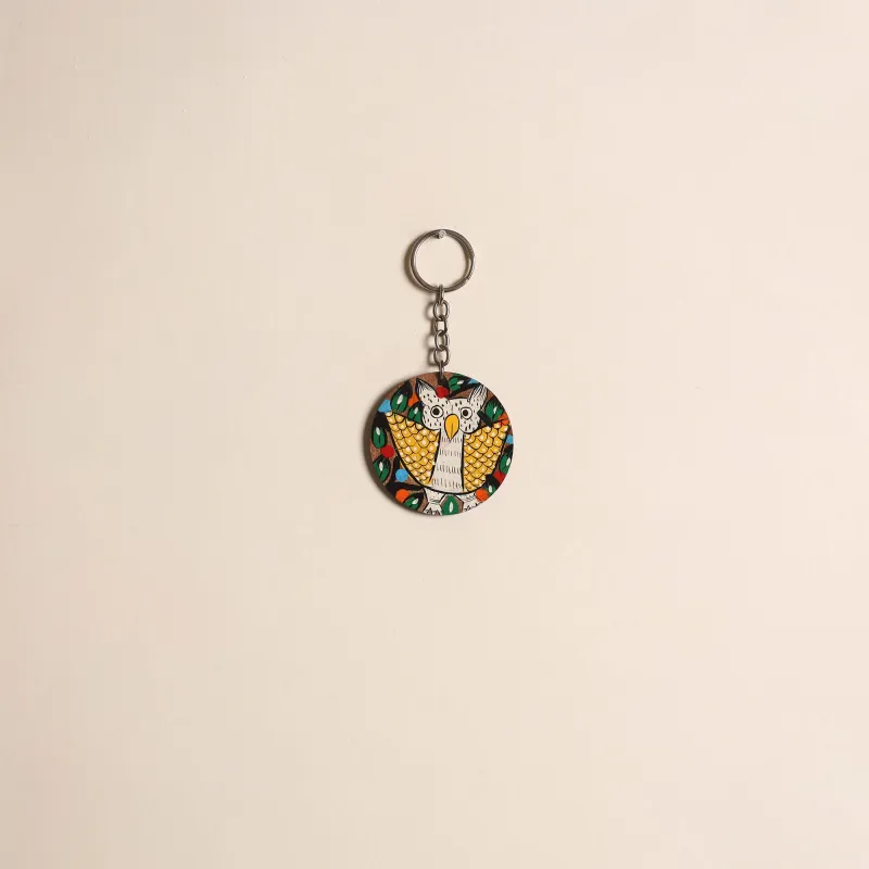 Multicolor - Patua Handpainted Wooden Keychain 51 sold by Itokri
