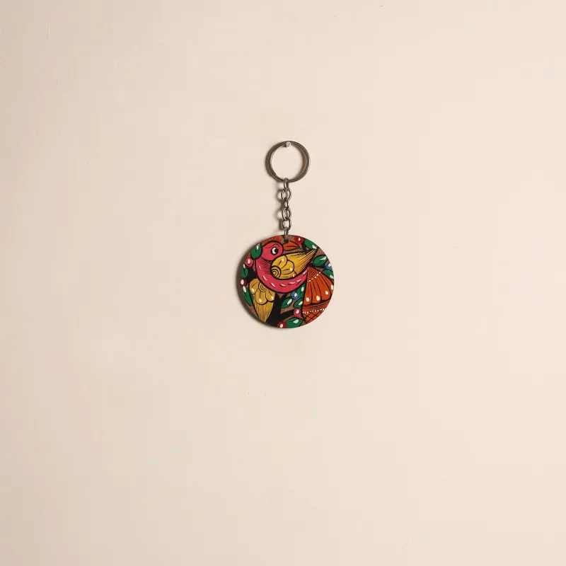 Multicolor - Patua Handpainted Wooden Keychain 47 sold by Itokri