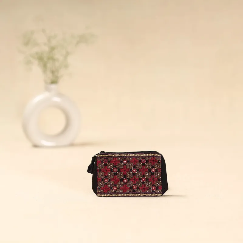 Multicolor - Kutch Neran Hand Embroidered Coin Pouch 185 sold by Itokri