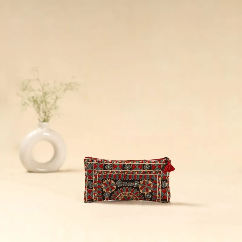 Multicolor - Kutch Node Bhori Hand Embroidered Clutch Purse 31 sold by Itokri