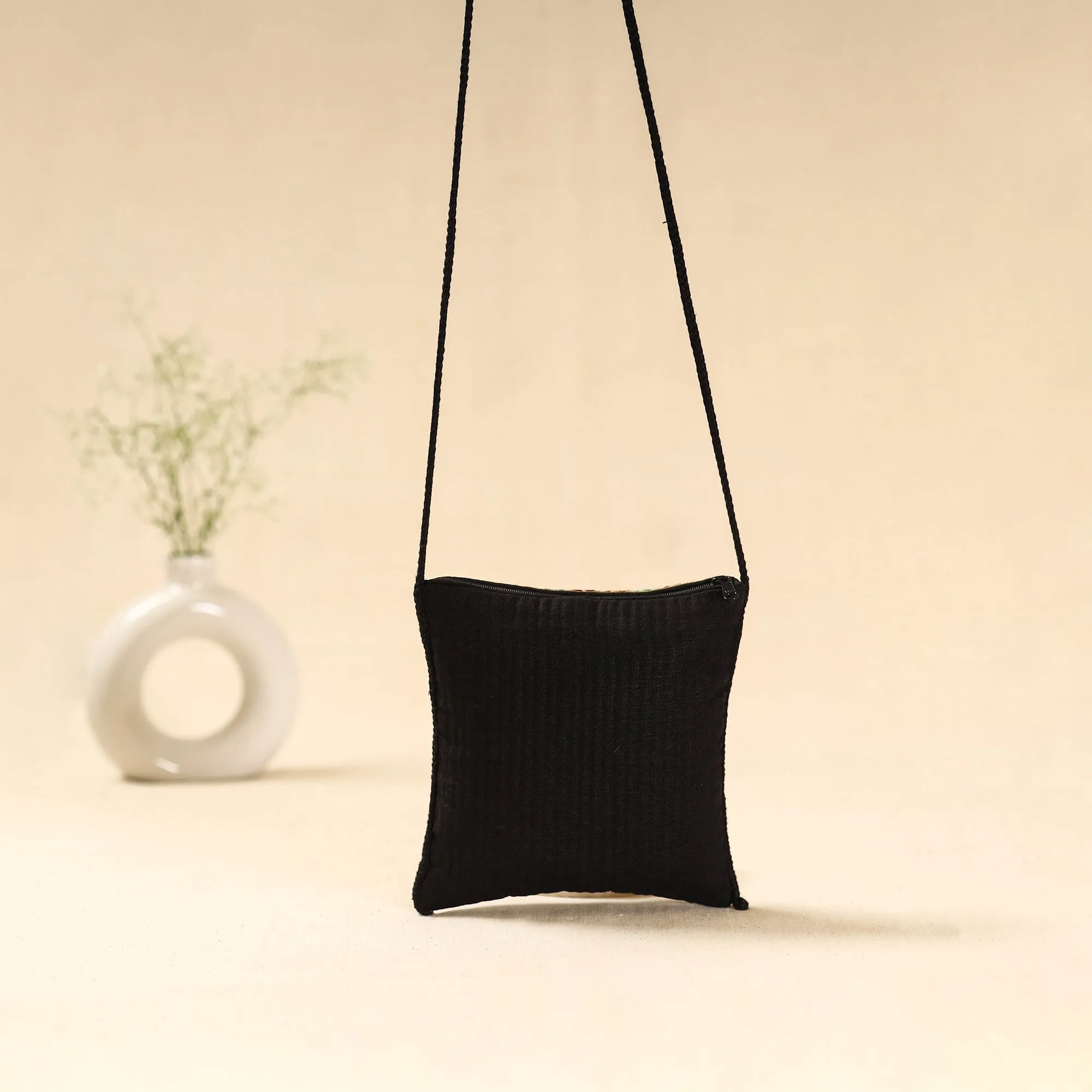 Multicolor - Kutch Node Fulado Hand Embroidered Sling Bag 70 sold by Itokri product image thumbnail 3