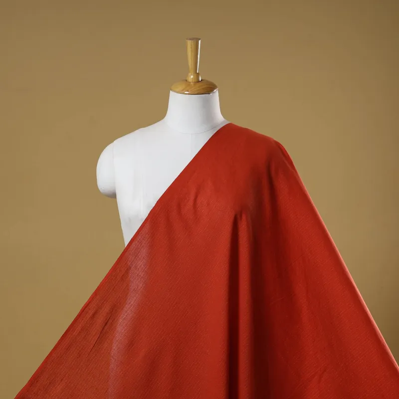 Red - Prewashed Cotton Jacquard Fabric 12 sold by Itokri