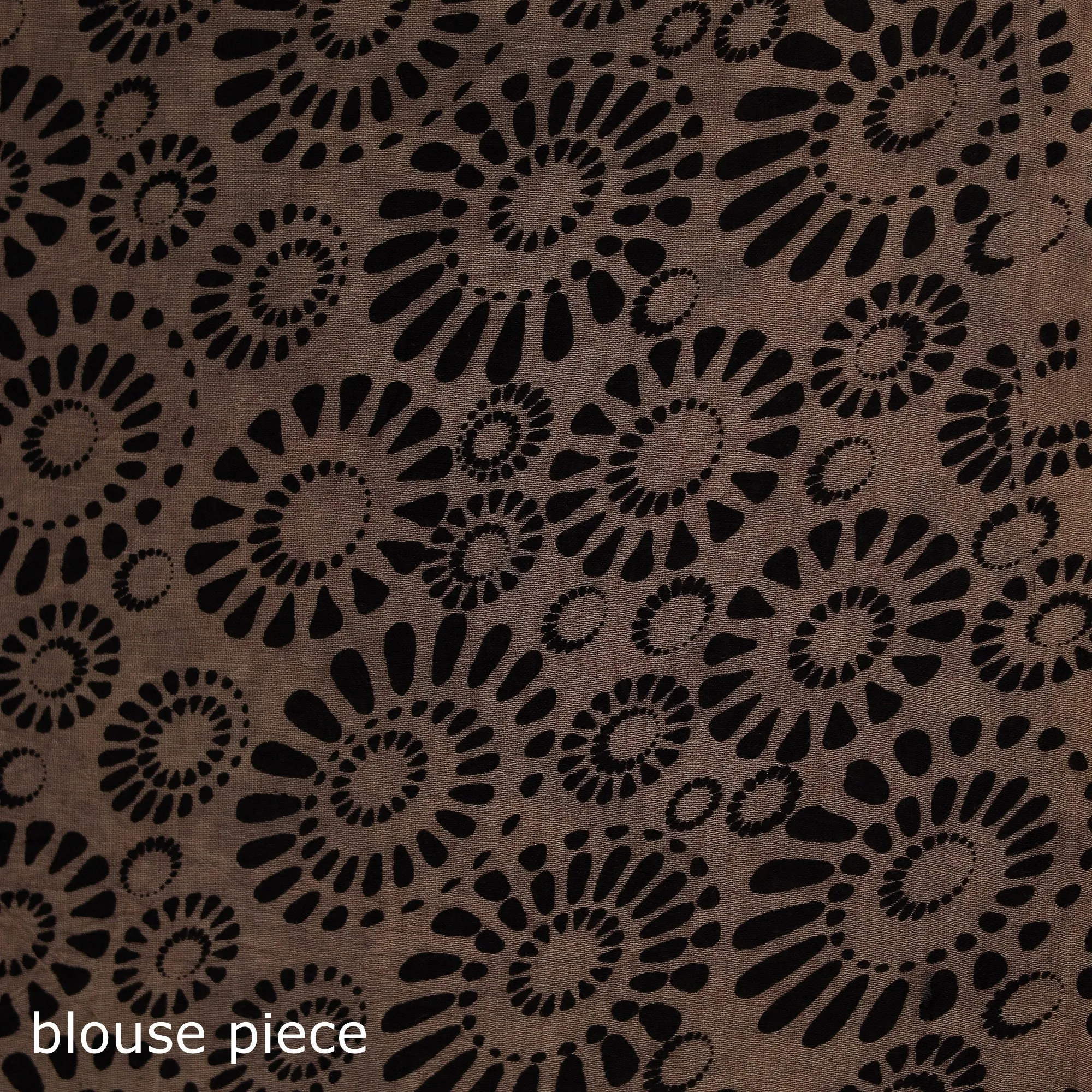 Black - Printed Cotton Kalamkari Saree 12 sold by Itokri product image thumbnail 5